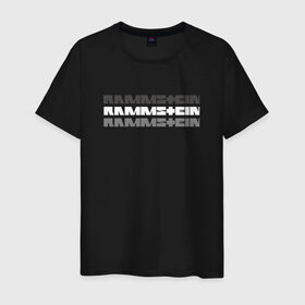 Мужская футболка хлопок с принтом RAMMSTEIN , 100% хлопок | прямой крой, круглый вырез горловины, длина до линии бедер, слегка спущенное плечо. | metallica | music | rammstein | rock | металл | металлика | музыка | раммштайн | рок | рок группа