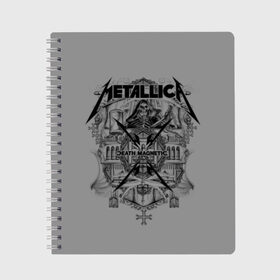Тетрадь с принтом Metallica , 100% бумага | 48 листов, плотность листов — 60 г/м2, плотность картонной обложки — 250 г/м2. Листы скреплены сбоку удобной пружинной спиралью. Уголки страниц и обложки скругленные. Цвет линий — светло-серый
 | album | black | concert | heavy | kirk | metal | metallica | music | rock | tolls | джеймс хэтфилд | кирк хэмметт | клифф бёртон | ларс ульрих | метал | металлика | трэш