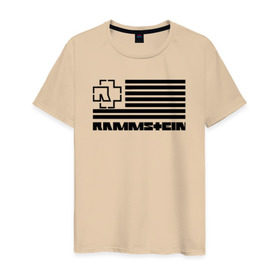 Мужская футболка хлопок с принтом RAMMSTEIN , 100% хлопок | прямой крой, круглый вырез горловины, длина до линии бедер, слегка спущенное плечо. | metallica | music | rammstein | rock | металл | металлика | музыка | раммштайн | рок | рок группа