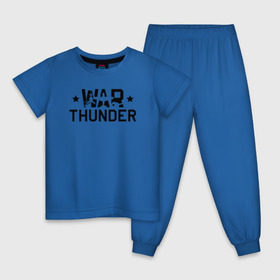 Детская пижама хлопок с принтом war thunder , 100% хлопок |  брюки и футболка прямого кроя, без карманов, на брюках мягкая резинка на поясе и по низу штанин
 | Тематика изображения на принте: war thunder | war thunder 2019 | war thunder лучшие | war thunder самолеты | war thunder танки | вар тандер | игра war thunder | купить футболку war thunder | футболки war thunder