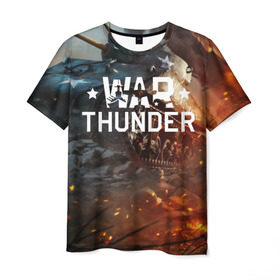 Мужская футболка 3D с принтом war thunder (ник на спине) , 100% полиэфир | прямой крой, круглый вырез горловины, длина до линии бедер | war thunder | war thunder 2019 | war thunder лучшие | war thunder самолеты | war thunder танки | вар тандер | игра war thunder | купить футболку war thunder | футболки war thunder