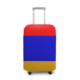 Чехол для чемодана 3D с принтом Армения. Флаг. , 86% полиэфир, 14% спандекс | двустороннее нанесение принта, прорези для ручек и колес | армения | армянский | государство | знамя | кавказ | республика | символ | снг | ссср | страна | флаг