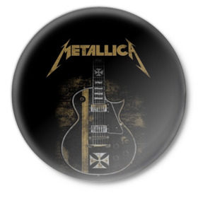 Значок с принтом Metallica ,  металл | круглая форма, металлическая застежка в виде булавки | album | black | concert | heavy | kirk | metal | metallica | music | rock | tolls | джеймс хэтфилд | кирк хэмметт | клифф бёртон | ларс ульрих | метал | металлика | трэш