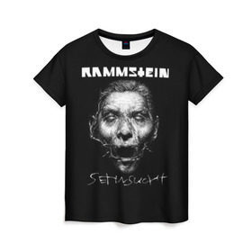 Женская футболка 3D с принтом Rammstein , 100% полиэфир ( синтетическое хлопкоподобное полотно) | прямой крой, круглый вырез горловины, длина до линии бедер | Тематика изображения на принте: du hast | heavy | herzeleid | metal | mutter | rammstein | reise | rosenrot | sehnsucht | till lindemann | группа | метал | рамштайн | рок | тилль линдеманн | хард