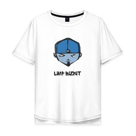 Мужская футболка хлопок Oversize с принтом Limp Bizkit , 100% хлопок | свободный крой, круглый ворот, “спинка” длиннее передней части | dj lethal | американская | группа | джон отто | ню метал | рок | рэп | уэс борланд | фред дёрст