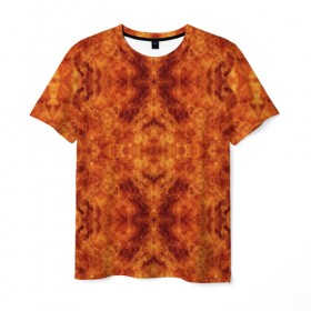Мужская футболка 3D с принтом Flame pattern , 100% полиэфир | прямой крой, круглый вырез горловины, длина до линии бедер | Тематика изображения на принте: 