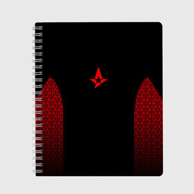 Тетрадь с принтом Astralis uniform 2019 , 100% бумага | 48 листов, плотность листов — 60 г/м2, плотность картонной обложки — 250 г/м2. Листы скреплены сбоку удобной пружинной спиралью. Уголки страниц и обложки скругленные. Цвет линий — светло-серый
 | astralis | astralis 2017 | astralis 2019 | astralis cs | astralis uniform | astralis кс го | cs | csgo | кс | кс го | ксго