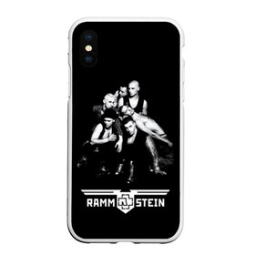 Чехол для iPhone XS Max матовый с принтом Rammstein , Силикон | Область печати: задняя сторона чехла, без боковых панелей | rammstein | till lindemann | берлин | германия | металл | музыка | рамштайн | тилль линдеманн