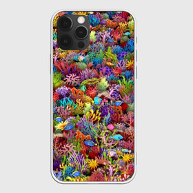 Чехол для iPhone 12 Pro Max с принтом Коралловый риф , Силикон |  | Тематика изображения на принте: вода | дайвинг | кораллы | кораловый | коралы | море | морской | океан | подводный | рыба | рыбки