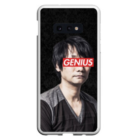 Чехол для Samsung S10E с принтом Kojima GENIUS , Силикон | Область печати: задняя сторона чехла, без боковых панелей | death stranding | gamedev | genius | hideo | hideo kojima | hikka | kodjima | kojima | kojima productions | sempai | senpai | гений | кодзима | семпай | сенпай | хидео | хидео кодзима