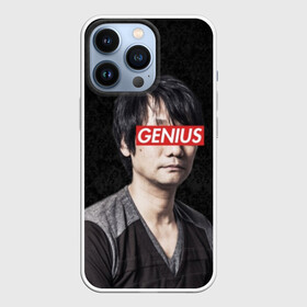 Чехол для iPhone 13 Pro с принтом Kojima GENIUS ,  |  | death stranding | gamedev | genius | hideo | hideo kojima | hikka | kodjima | kojima | kojima productions | sempai | senpai | гений | кодзима | семпай | сенпай | хидео | хидео кодзима