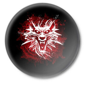 Значок с принтом The Witcher 3: Wild Hunt ,  металл | круглая форма, металлическая застежка в виде булавки | cd projekt | geralt | of rivia | rpg | wild hunt | арбалет | ведьмак 3 | генри кавилл | геральт | дикая | магия | охота | сказка | сфера | фэнтези | цири