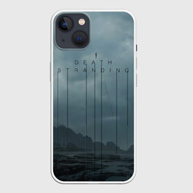 Чехол для iPhone 13 с принтом DEATH STRANDING | DS ,  |  | bridges | death stranding | fragile express | games | kojima | kojima productions | logo | ludens | игры | кодзима | лого | люденс