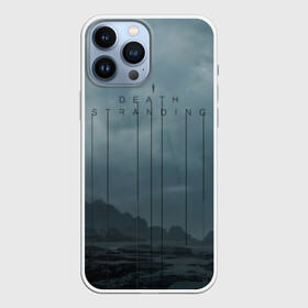 Чехол для iPhone 13 Pro Max с принтом DEATH STRANDING | DS ,  |  | bridges | death stranding | fragile express | games | kojima | kojima productions | logo | ludens | игры | кодзима | лого | люденс