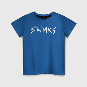 Детская футболка хлопок с принтом SWMRS , 100% хлопок | круглый вырез горловины, полуприлегающий силуэт, длина до линии бедер | emilys army | pop punk | punk rock | surf punk | surf rock | swimmers | swmrs | the clocks | the raining souls