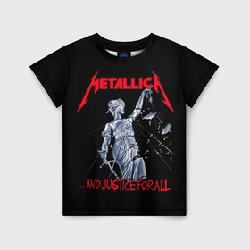 Детская футболка 3D с принтом Metallica , 100% гипоаллергенный полиэфир | прямой крой, круглый вырез горловины, длина до линии бедер, чуть спущенное плечо, ткань немного тянется | Тематика изображения на принте: album | black | concert | heavy | kirk | metal | metallica | music | rock | tolls | джеймс хэтфилд | кирк хэмметт | клифф бёртон | ларс ульрих | метал | металлика | трэш