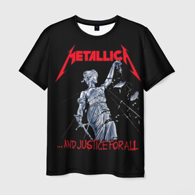 Мужская футболка 3D с принтом Metallica , 100% полиэфир | прямой крой, круглый вырез горловины, длина до линии бедер | Тематика изображения на принте: album | black | concert | heavy | kirk | metal | metallica | music | rock | tolls | джеймс хэтфилд | кирк хэмметт | клифф бёртон | ларс ульрих | метал | металлика | трэш
