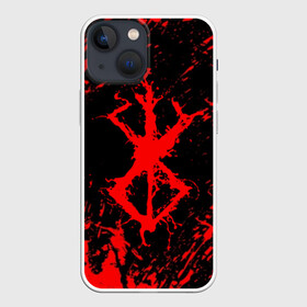 Чехол для iPhone 13 mini с принтом BERSERK logo elements ,  |  | anime | berserk | heroes | knight | manga | аниме | берсерк | герои | манга | рыцарь