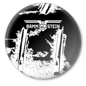 Значок с принтом Rammstein ,  металл | круглая форма, металлическая застежка в виде булавки | du hast | heavy | herzeleid | metal | mutter | rammstein | reise | rosenrot | sehnsucht | till lindemann | группа | метал | рамштайн | рок | тилль линдеманн | хард