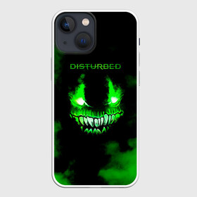 Чехол для iPhone 13 mini с принтом Disturbed ,  |  | disturbed | альтернативный | встревоженные | группа | джон мойер | дистербд | дистербед | дэвид дрейман | дэн дониган | майк венгрен | метал | нюметал | рок | хеви | хевиметал