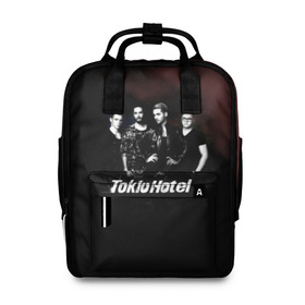 Женский рюкзак 3D с принтом Tokio Hotel , 100% полиэстер | лямки с регулируемой длиной, сверху ручки, чтобы рюкзак нести как сумку. Основное отделение закрывается на молнию, как и внешний карман. Внутри два дополнительных кармана, один из которых закрывается на молнию. По бокам два дополнительных кармашка, куда поместится маленькая бутылочка
 | hotel | island | tokio | tokio hotel | альтернативный | билл каулитц | георг листинг | группа | густав шефер | отель | пауэр | поп | рок | синти | синтипоп | токийский | токио | том каулитц | хотель