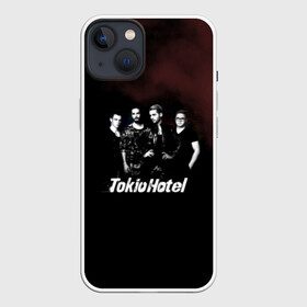 Чехол для iPhone 13 с принтом Tokio Hotel ,  |  | hotel | island | tokio | tokio hotel | альтернативный | билл каулитц | георг листинг | группа | густав шефер | отель | пауэр | поп | рок | синти | синтипоп | токийский | токио | том каулитц | хотель