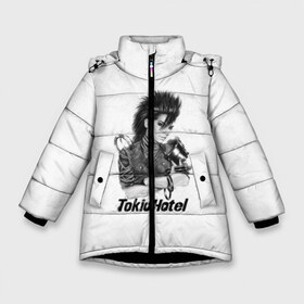 Зимняя куртка для девочек 3D с принтом Tokio Hotel , ткань верха — 100% полиэстер; подклад — 100% полиэстер, утеплитель — 100% полиэстер. | длина ниже бедра, удлиненная спинка, воротник стойка и отстегивающийся капюшон. Есть боковые карманы с листочкой на кнопках, утяжки по низу изделия и внутренний карман на молнии. 

Предусмотрены светоотражающий принт на спинке, радужный светоотражающий элемент на пуллере молнии и на резинке для утяжки. | hotel | island | tokio | tokio hotel | альтернативный | билл каулитц | георг листинг | группа | густав шефер | отель | пауэр | поп | рок | синти | синтипоп | токийский | токио | том каулитц | хотель