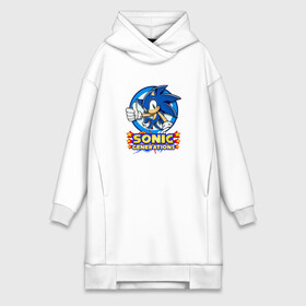 Платье-худи хлопок с принтом SONIC GENERATIONS ,  |  | hedgehog | metal sonic | silver | silver the hedgehog | sonic | sonic boom | sonic the hedgehog | ёж сонник | игры | соник | фильмы