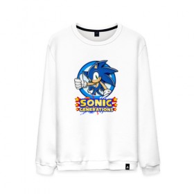 Мужской свитшот хлопок с принтом SONIC GENERATIONS , 100% хлопок |  | hedgehog | metal sonic | silver | silver the hedgehog | sonic | sonic boom | sonic the hedgehog | ёж сонник | игры | соник | фильмы