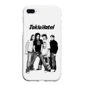 Чехол для iPhone 7Plus/8 Plus матовый с принтом Tokio Hotel , Силикон | Область печати: задняя сторона чехла, без боковых панелей | alternative rock | band | bill kaulitz | boys | german | hotel | music | pop rock | powerpop | synthpop | tokyo | tom ka | альтернативный рок | билл каулитц | георг листинг | группа | густав шефер | мальчики | музыка | немецкая | отель | пауэр поп