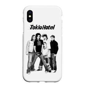 Чехол для iPhone XS Max матовый с принтом Tokio Hotel , Силикон | Область печати: задняя сторона чехла, без боковых панелей | Тематика изображения на принте: alternative rock | band | bill kaulitz | boys | german | hotel | music | pop rock | powerpop | synthpop | tokyo | tom ka | альтернативный рок | билл каулитц | георг листинг | группа | густав шефер | мальчики | музыка | немецкая | отель | пауэр поп