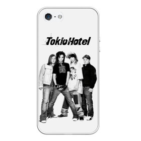 Чехол для iPhone 5/5S матовый с принтом Tokio Hotel , Силикон | Область печати: задняя сторона чехла, без боковых панелей | Тематика изображения на принте: alternative rock | band | bill kaulitz | boys | german | hotel | music | pop rock | powerpop | synthpop | tokyo | tom ka | альтернативный рок | билл каулитц | георг листинг | группа | густав шефер | мальчики | музыка | немецкая | отель | пауэр поп