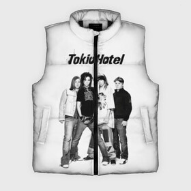 Мужской жилет утепленный 3D с принтом Tokio Hotel ,  |  | alternative rock | band | bill kaulitz | boys | german | hotel | music | pop rock | powerpop | synthpop | tokyo | tom ka | альтернативный рок | билл каулитц | георг листинг | группа | густав шефер | мальчики | музыка | немецкая | отель | пауэр поп