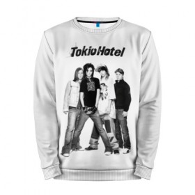 Мужской свитшот 3D с принтом Tokio Hotel , 100% полиэстер с мягким внутренним слоем | круглый вырез горловины, мягкая резинка на манжетах и поясе, свободная посадка по фигуре | alternative rock | band | bill kaulitz | boys | german | hotel | music | pop rock | powerpop | synthpop | tokyo | tom ka | альтернативный рок | билл каулитц | георг листинг | группа | густав шефер | мальчики | музыка | немецкая | отель | пауэр поп