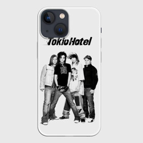 Чехол для iPhone 13 mini с принтом Tokio Hotel ,  |  | Тематика изображения на принте: alternative rock | band | bill kaulitz | boys | german | hotel | music | pop rock | powerpop | synthpop | tokyo | tom ka | альтернативный рок | билл каулитц | георг листинг | группа | густав шефер | мальчики | музыка | немецкая | отель | пауэр поп