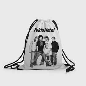 Рюкзак-мешок 3D с принтом Tokio Hotel , 100% полиэстер | плотность ткани — 200 г/м2, размер — 35 х 45 см; лямки — толстые шнурки, застежка на шнуровке, без карманов и подкладки | alternative rock | band | bill kaulitz | boys | german | hotel | music | pop rock | powerpop | synthpop | tokyo | tom ka | альтернативный рок | билл каулитц | георг листинг | группа | густав шефер | мальчики | музыка | немецкая | отель | пауэр поп