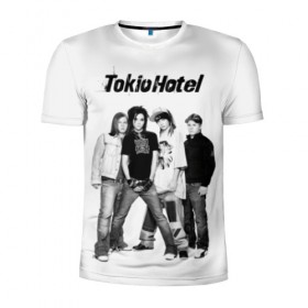 Мужская футболка 3D спортивная с принтом Tokio Hotel , 100% полиэстер с улучшенными характеристиками | приталенный силуэт, круглая горловина, широкие плечи, сужается к линии бедра | alternative rock | band | bill kaulitz | boys | german | hotel | music | pop rock | powerpop | synthpop | tokyo | tom ka | альтернативный рок | билл каулитц | георг листинг | группа | густав шефер | мальчики | музыка | немецкая | отель | пауэр поп
