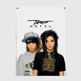 Постер с принтом Tokio Hotel , 100% бумага
 | бумага, плотность 150 мг. Матовая, но за счет высокого коэффициента гладкости имеет небольшой блеск и дает на свету блики, но в отличии от глянцевой бумаги не покрыта лаком | alternative rock | band | bill kaulitz | boys | german | hotel | music | pop rock | powerpop | synthpop | tokyo | tom ka | альтернативный рок | билл каулитц | георг листинг | группа | густав шефер | мальчики | музыка | немецкая | отель | пауэр поп