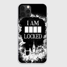 Чехол для iPhone 12 Pro Max с принтом I AM LOCKED , Силикон |  | Тематика изображения на принте: holmes | mr moment | sherlock | ватсон | дедукция | детектив | камбербэтч | мориарти | мр момент | сериал | фильм | холмс | холодное чтение | шерлок