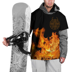 Накидка на куртку 3D с принтом Disturbed , 100% полиэстер |  | Тематика изображения на принте: disturbed | rock | гитара | музыка | рок