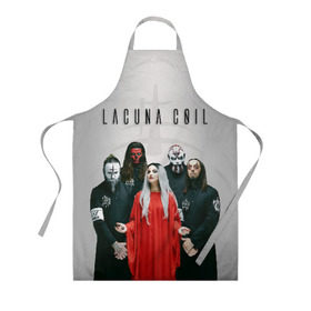 Фартук 3D с принтом Lacuna Coil , 100% полиэстер | общий размер — 65 х 85 см, ширина нагрудника — 26 см, горловина — 53 см, длина завязок — 54 см, общий обхват в поясе — 173 см. Принт на завязках и на горловине наносится с двух сторон, на основной части фартука — только с внешней стороны | alternative | cristina scabbia | epic metal | goth | gothic | lacuna | lacuna coil | melodic metal | metal | nu metal | rock | готик рок | готика | готический рок | метал