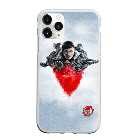 Чехол для iPhone 11 Pro матовый с принтом GEARS 5 , Силикон |  | action | cog | game | gears of war | игра | шутер | экшн