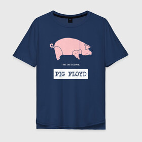 Мужская футболка хлопок Oversize с принтом Pig Floyd , 100% хлопок | свободный крой, круглый ворот, “спинка” длиннее передней части | pink floyd | pinkfloyd | арт | артрок | группа | дэвид гилмор | пинк флойд | пинкфлойд | прогрессивный | психоделический | рок | сид барретт | симфонический | спэйс | эйсид | экспериментальный