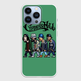 Чехол для iPhone 13 Pro с принтом Cypress Hill ,  |  | Тематика изображения на принте: b real | cypress hill | dj muggs | eric bobo | sen dog | альтернативный рэп | американская | гангста рэп | кипарисовый | лос анджелес | музыка | ню метал | рэп метал | рэп рок | рэпкор | сен дог | сша | хип хоп