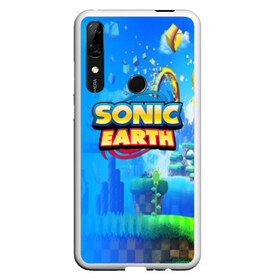 Чехол для Honor P Smart Z с принтом SONIC EARTH , Силикон | Область печати: задняя сторона чехла, без боковых панелей | hedgehog | metal sonic | silver | silver the hedgehog | sonic | sonic boom | sonic the hedgehog | ёж сонник | игры | соник | фильмы