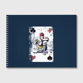 Альбом для рисования с принтом The Joker Card , 100% бумага
 | матовая бумага, плотность 200 мг. | Тематика изображения на принте: card | cards | david blaine | easy | joker | magic | playing | revealed | tricks | tutorial | джокер | дэвид блейн | играть | карты | легко | магия | показал | трюки | учебник