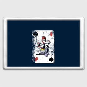 Магнит 45*70 с принтом The Joker Card , Пластик | Размер: 78*52 мм; Размер печати: 70*45 | card | cards | david blaine | easy | joker | magic | playing | revealed | tricks | tutorial | джокер | дэвид блейн | играть | карты | легко | магия | показал | трюки | учебник