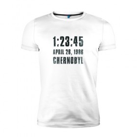 Мужская футболка премиум с принтом Чернобыль 15 , 92% хлопок, 8% лайкра | приталенный силуэт, круглый вырез ворота, длина до линии бедра, короткий рукав | Тематика изображения на принте: 2019 | chernobyl | hbo | pripyat | припять | сериал | чернобыль
