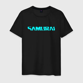 Мужская футболка хлопок с принтом SAMURAI DEMON (НА СПИНЕ) , 100% хлопок | прямой крой, круглый вырез горловины, длина до линии бедер, слегка спущенное плечо. | Тематика изображения на принте: 2019 | cd project red | cyberpunk 2077 | hacker | keanu reeves | maelstrom | militech | night city | quadra | samurai | sci fi | trauma team | v | ви | киану ривз | киберпанк 2077 | логотип | роботы | самураи | фантаст