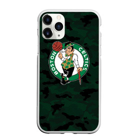 Чехол для iPhone 11 Pro Max матовый с принтом Boston Celtics , Силикон |  | boston | boston celtics | celtics | nba | баскетбол | бостон | бостон селтикс | нба | селтикс